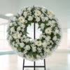 Corona funeraria blanca especial h24 original